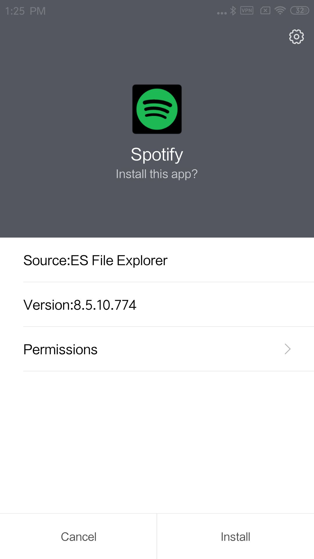 install Spotity premium apk